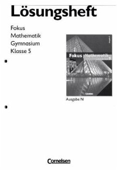 Cover 5. Schuljahr, Lösungen zum Schülerbuch / Fokus Mathematik, Gymnasium, Ausgabe N