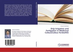 Drip Irrigation and Fertigation in Medicinal Coleus(Coleus forskohlii)