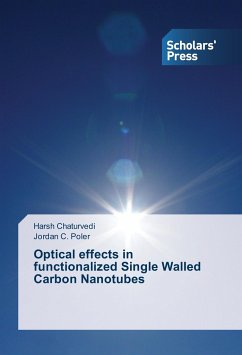 Optical effects in functionalized Single Walled Carbon Nanotubes - Chaturvedi, Harsh;Poler, Jordan C.