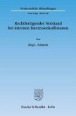 Rechtfertigender Notstand bei internen Interessenkollisionen.