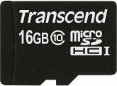 Transcend microSDHC 16GB Class 10 + SD-Adapter