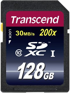 Transcend SDXC 128GB Class 10