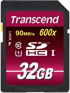 Transcend SDHC 32GB Class10 UHS-I 600x Ultimate