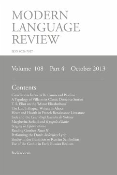 Cover Modern Language Review (108