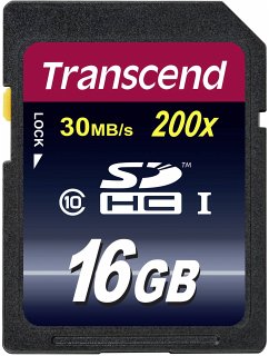 Transcend SDHC 16GB Class 10