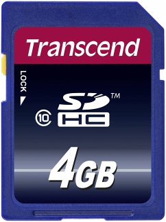 Transcend SDHC 4GB Class 10