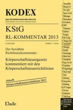 Cover KODEX KStG Richtlinien-Kommentar 2013 (f. Österreich)
