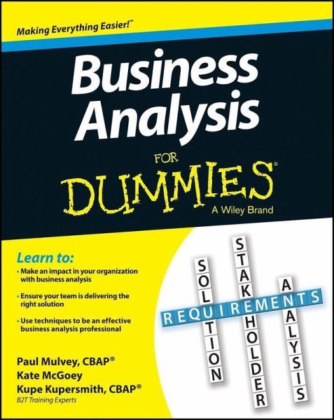 Business Analysis For Dummies (eBook, ePUB)