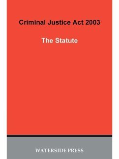 Cover Criminal Justice Act 2003 (eBook, PDF)