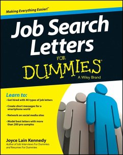 Job Search Letters For Dummies (eBook, PDF) - Kennedy, Joyce Lain