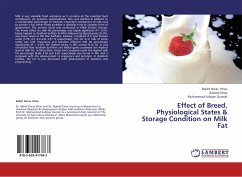 Effect of Breed, Physiological States & Storage Condition on Milk Fat - Khan, Bakht Daraz;Khan, Rajwali;Qureshi, Muhammad Subhan
