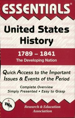 Cover United States History: 1789 to 1841 Essentials (eBook, ePUB)