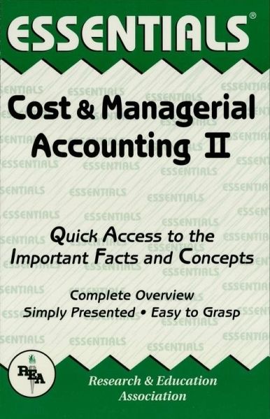 Cost & Managerial Accounting II Essentials (eBook, ePUB)