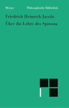 Über die Lehre des Spinoza in Briefen an den Herrn Moses Mendelssohn (eBook, PDF) - Jacobi, Friedrich Heinrich