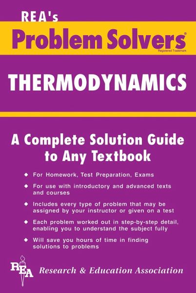 Thermodynamics Problem Solver (eBook, ePUB) Thermodynamics Problem Solver (eBook, ePUB)