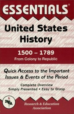 Cover United States History: 1500 to 1789 Essentials (eBook, ePUB)