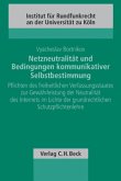 Netzneutralität und Bedingungen kommunikativer Selbstbestimmung Netzneutralität und Bedingungen kommunikativer Selbstbestimmung