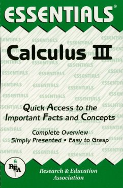 Cover Calculus III Essentials (eBook, ePUB)
