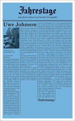 Jahrestage 1 (eBook, ePUB) - Johnson, Uwe