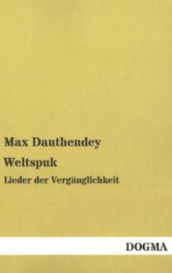 Weltspuk - Dauthendey, Max