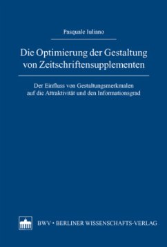 Cover Die Optimierung der Gestaltung von Zeitschriftensupplementen