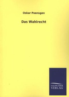 Cover Das Wahlrecht