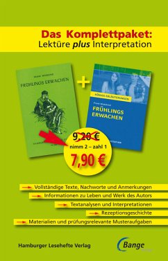 Frühlings Erwachen - Das Abi-Komplettpaket: Lektüre plus Interpretation - Frank Wedekind