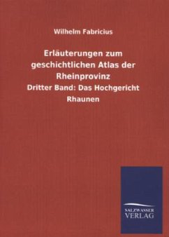Cover Erläuterungen zum geschichtlichen Atlas der Rheinprovinz