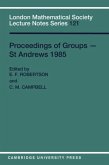 Proceedings of Groups - St. Andrews 1985 (eBook, PDF)