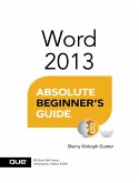 Word 2013 Absolute Beginner's Guide (eBook, ePUB)