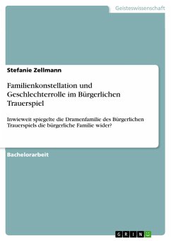 Familienkonstellation und Geschlechterrolle im Bürgerlichen Trauerspiel - Zellmann, Stefanie