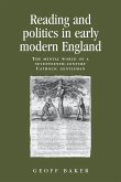 Reading and politics in early modern England