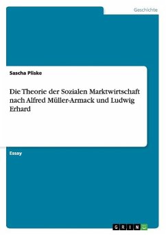 Die Theorie der Sozialen Marktwirtschaft nach Alfred Müller-Armack und Ludwig Erhard - Pliske, Sascha