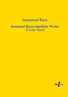 Immanuel Kants sämtliche Werke - Kant, Immanuel