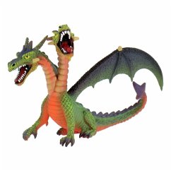 Bullyland 75596 - Drache mit 2 Köpfen, grün