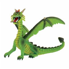 Bullyland 75593 - Drache sitzend, grün