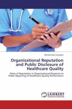 Cover Organizational Reputation and Public Disclosure of Healthcare Quality