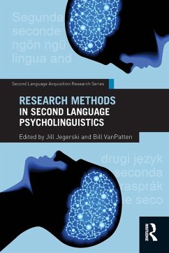 Research Methods in Second Language Psycholinguistics - Jegerski, Jill; Vanpatten, Bill