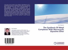 The Synthesis Of Metal Complexes With Macrocyclic Glyoxime Ether