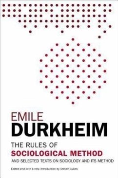 The Rules of Sociological Method - Durkheim, Emile