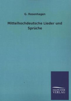 Cover Mittelhochdeutsche Lieder und Sprüche