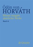 Ödön von Horváth: Wiener Ausgabe sämtlicher Werke / Ein Kind unserer Zeit / Ödön von Horváth: Wiener Ausgabe sämtlicher Werke Band 16