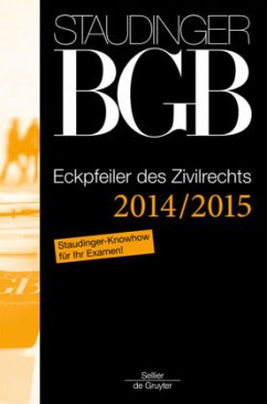 Eckpfeiler des Zivilrechts / J. von Staudingers Kommentar zum Bürgerlichen Gesetzbuch mit Einführungsgesetz und Nebengesetzen [Erg.-Bd]