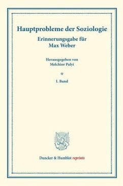 Hauptprobleme der Soziologie