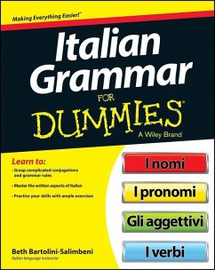 Italian Grammar For Dummies (eBook, ePUB) - Bartolini-Salimbeni, Beth