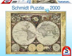 Schmidt 58178 - Historische Weltkarte, 2000 Teile Puzzle