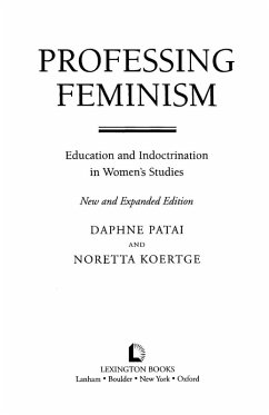 Cover Professing Feminism (eBook, ePUB)