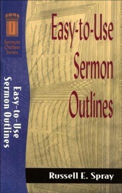 Cover Easy-to-Use Sermon Outlines (Sermon Outline Series) (eBook, ePUB)