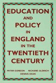 Education and Policy in England in the Twentieth Century (eBook, PDF)