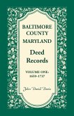 Baltimore County, Maryland, Deed Records, Volume 1